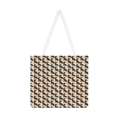 Whimsical Dachsund Dreamcatcher Shoulder Tote Bag