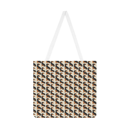 Whimsical Dachsund Dreamcatcher Shoulder Tote Bag