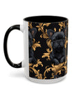 Regal Frenchie Noir Elegance Accent Coffee Mug