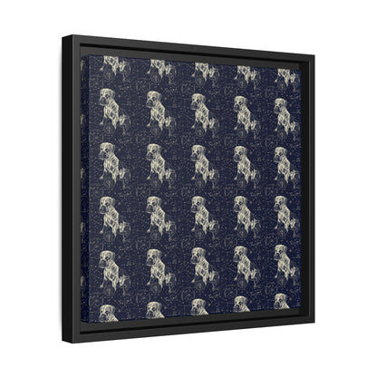 Celestial Boxer Bliss Matte Canvas, Framed