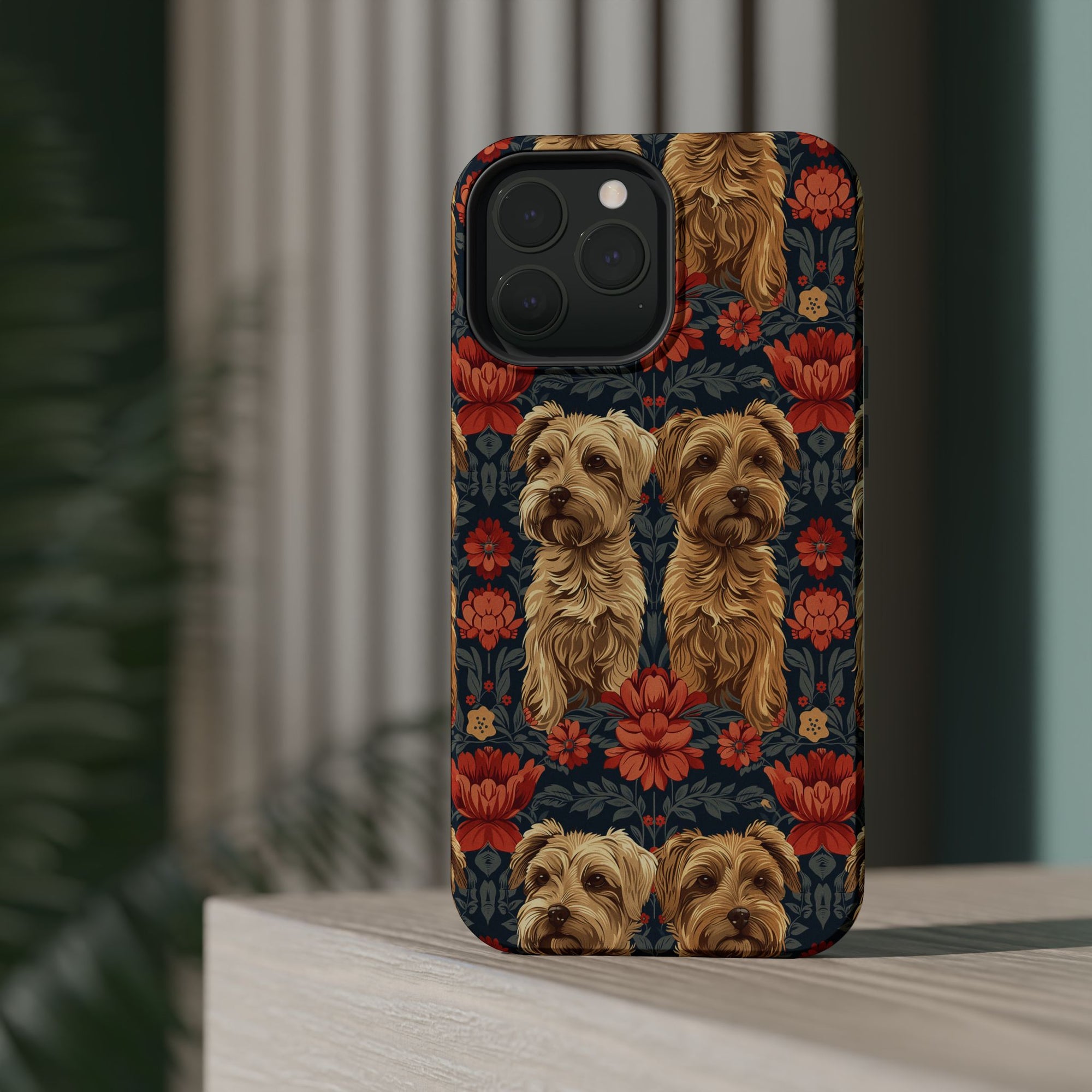 Yorkie Charm Twins Magnetic Tough Cases