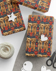 Yorkie Charm Twins Wrapping Paper