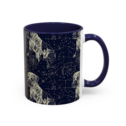 Celestial Boxer Bliss Accent Coffee Mug