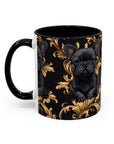 Regal Frenchie Noir Elegance Accent Coffee Mug