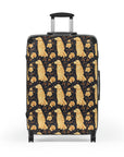 Golden Paws Floral Frenchie Suitcase