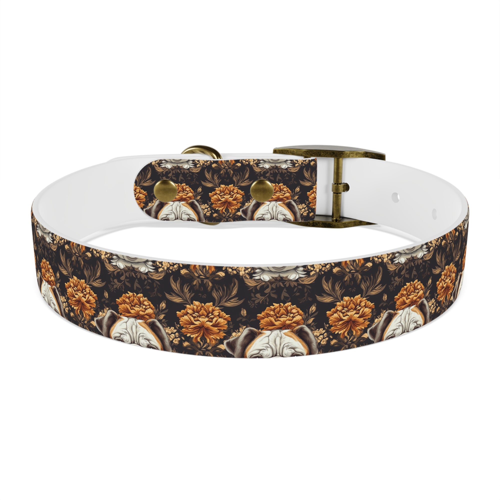 Bloomingly Bulldogistic Bouquet Dog Collar