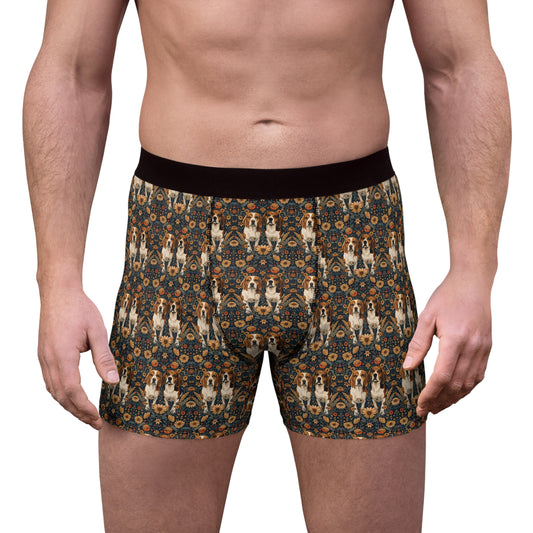 Beagle Buddies Meadow Magic Men's Boxer Briefs