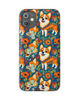 Corgi Carnival Couture Slim Phone Cases