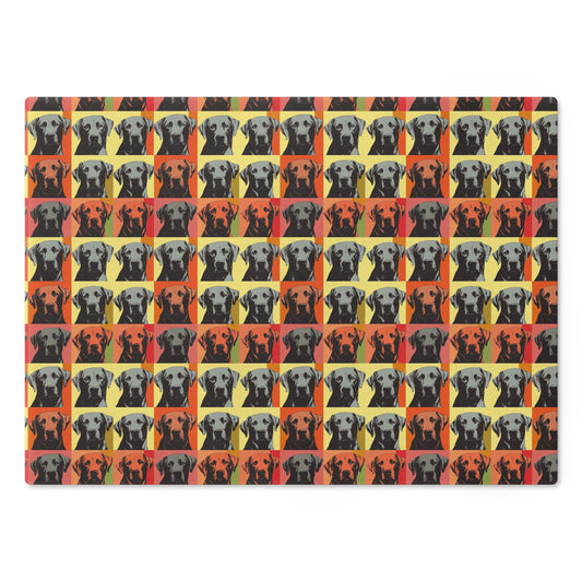 Whimsical Warhol Labrador Cutting Board