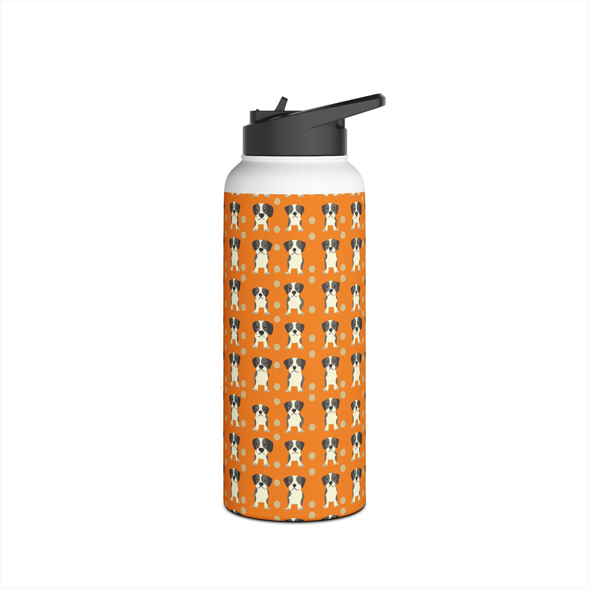 Boxer Blissful Chic Canine Stainless Steel Water Bottle