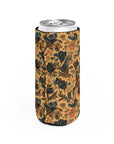 Autumnal German Shepherd Glamour Slim Can Cooler