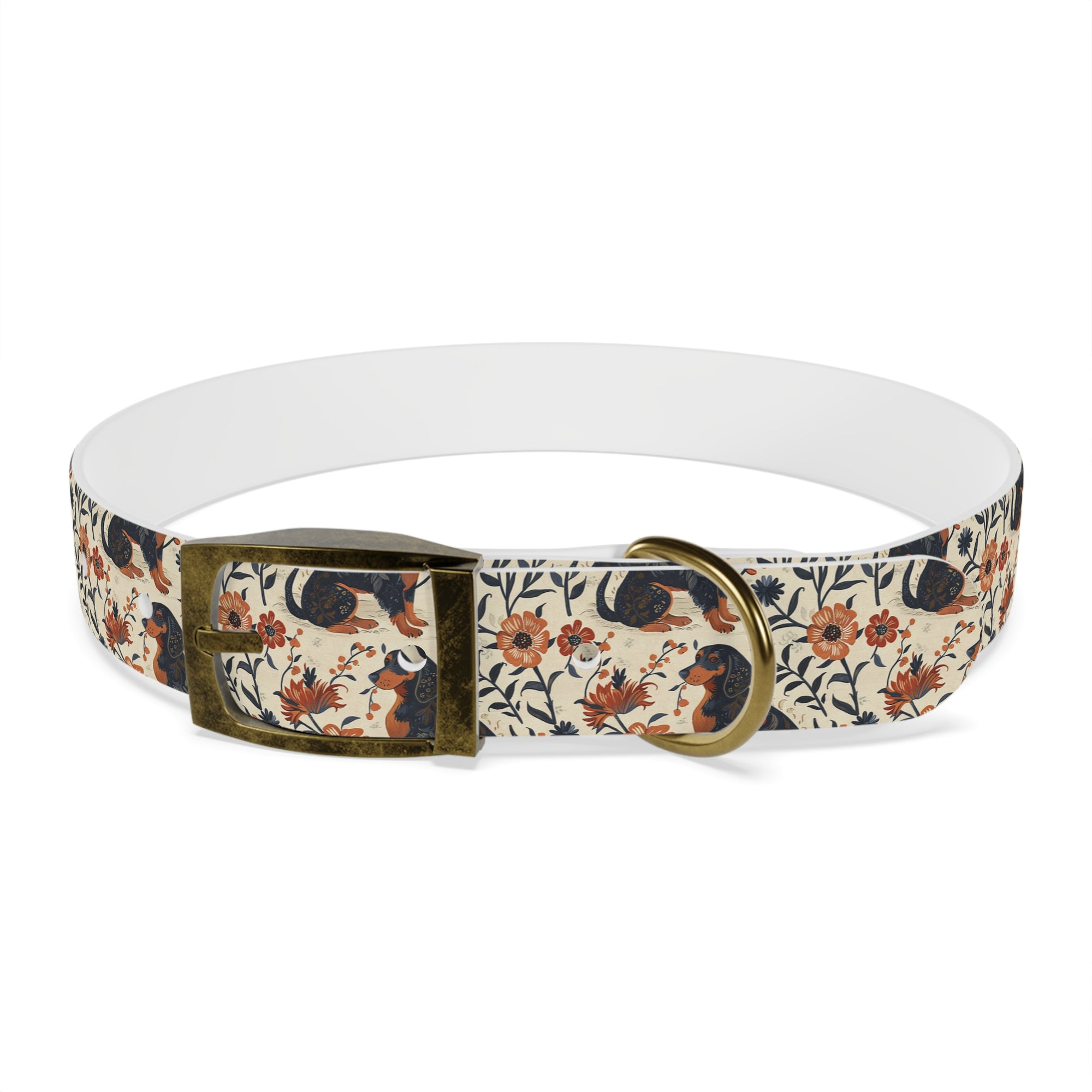 Blossoming Dachshunds Delight Dog Collar