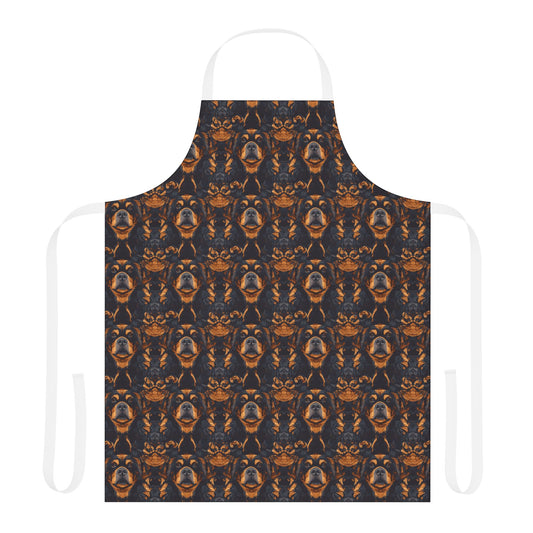 Modern Rottweiler Royalty Apron