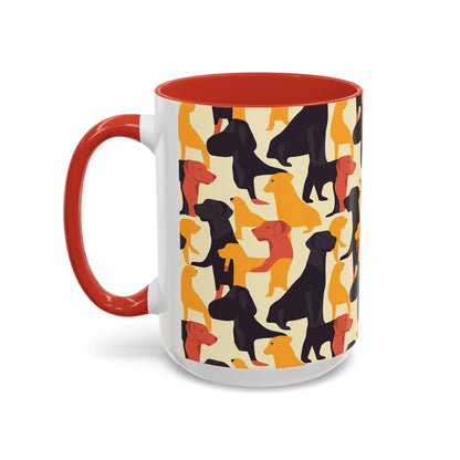 Modern Charm Labrador Chic Accent Coffee Mug