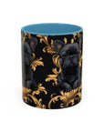 Regal Frenchie Noir Elegance Accent Coffee Mug