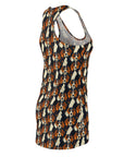 Beagle Glimmer Gaze Glamour Women's Racerback Dress