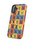 Frenchie Pop Art Pawfection Grid Magnetic Tough Cases