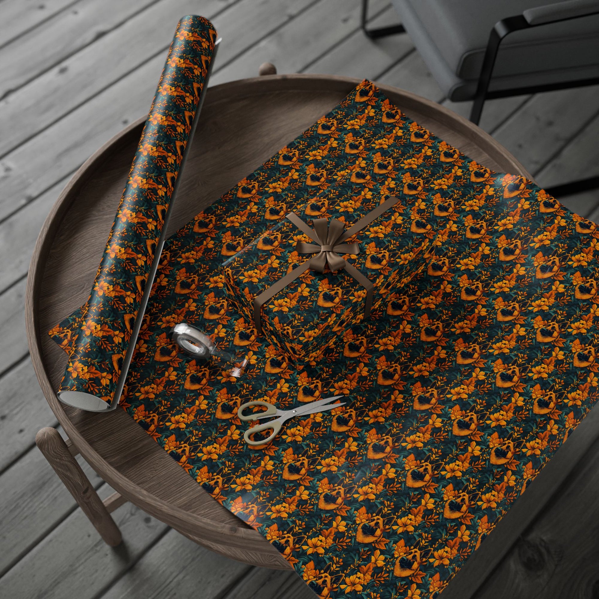 Safari Shepherd Strut Wrapping Paper