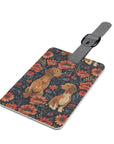 Floral Pawsome Dachsund Delight Luggage Tag