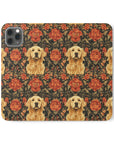 Golden Pawsatronic Tapestry Flip Cases