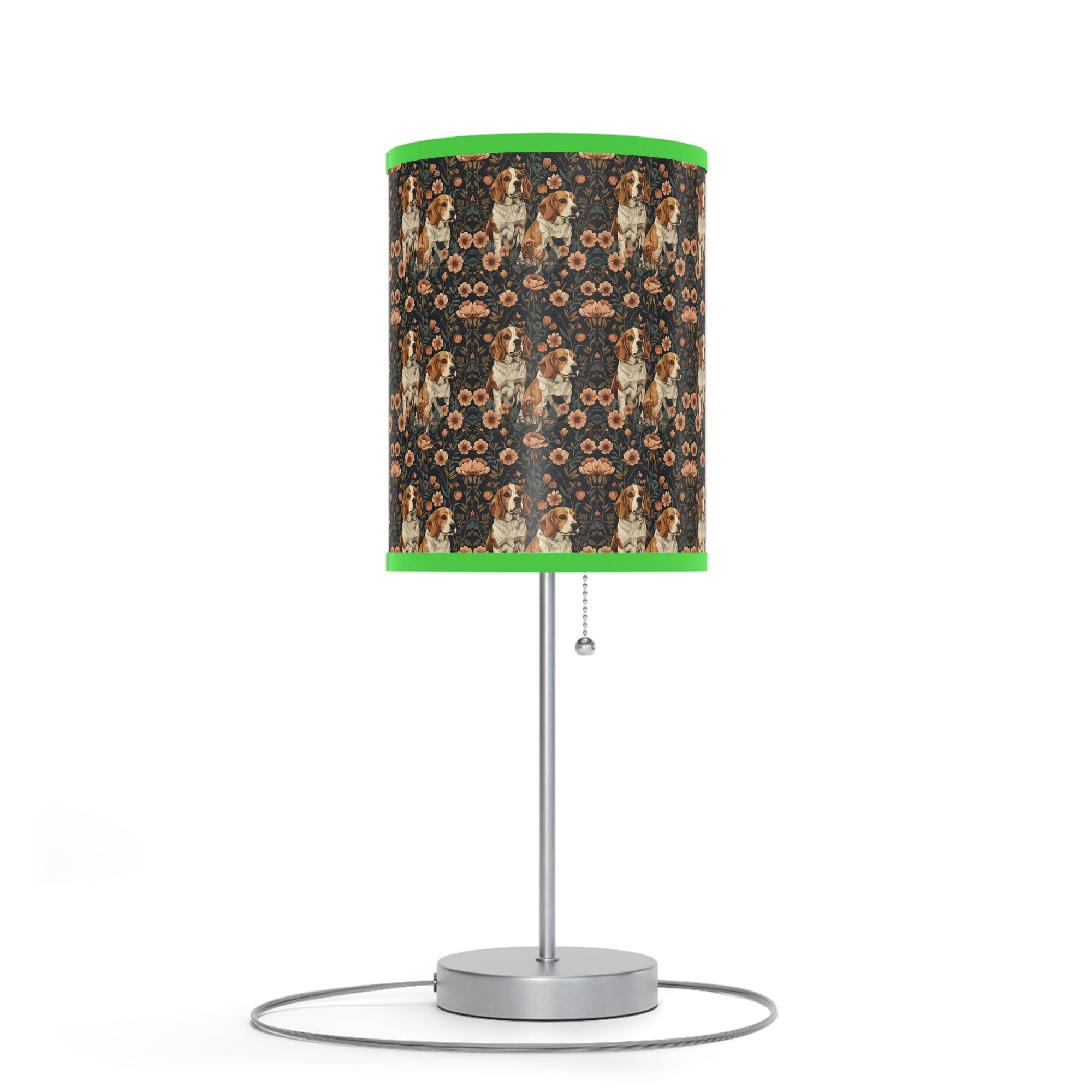 Beagle Blossom Bonanza Lamp on a Stand