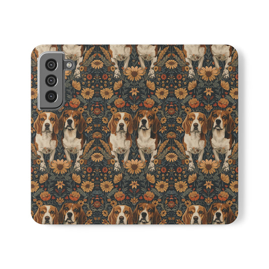 Beagle Buddies Meadow Magic Flip Cases