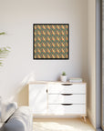 Blooming Goldie Glam Matte Canvas, Framed