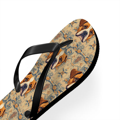 Bowtie Boxer Bliss Flip Flops