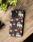 Bulldog Blossom Bonanza Slim Phone Cases