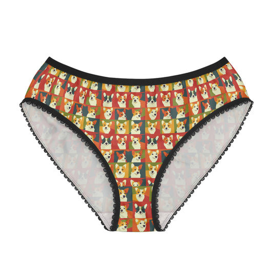 Corgi Chic Popart Pup Women's Briefs