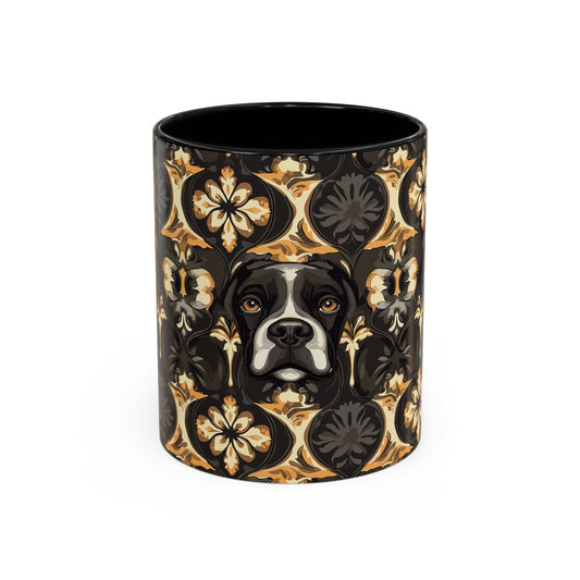 Manor Pup Boxer Royale Accent Coffee Mug