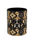 Manor Pup Boxer Royale Accent Coffee Mug