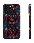 Rustic Rottie Charm Slim Phone Cases