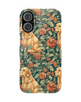 Blooming Goldie Glam Slim Phone Cases