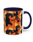 Rottweiler Chic Pawsitivity Accent Coffee Mug