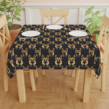 Majestic Hound Couture: German Shepherd LuxeBlend Tablecloth