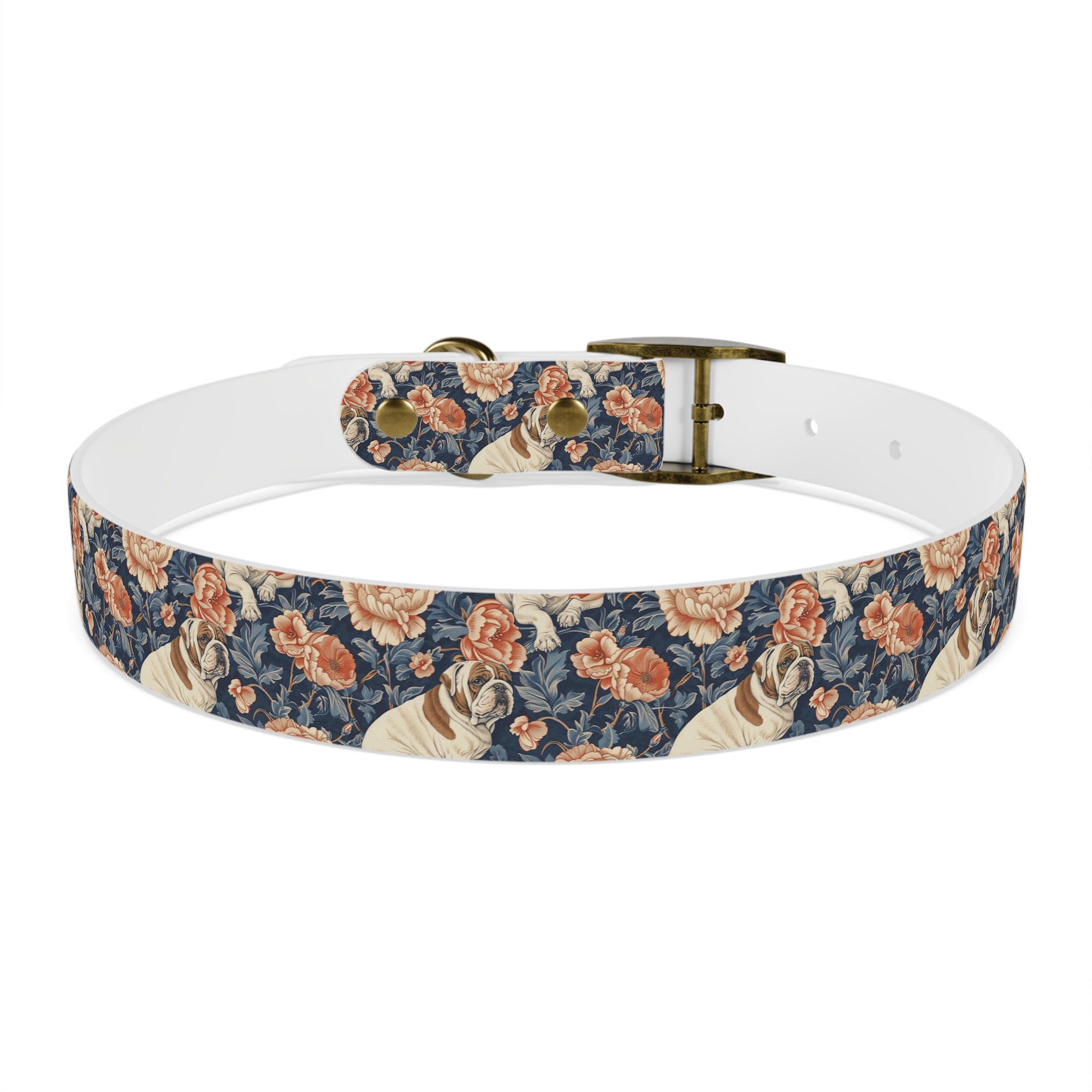 Blooming Bulldog Beauty Dog Collar