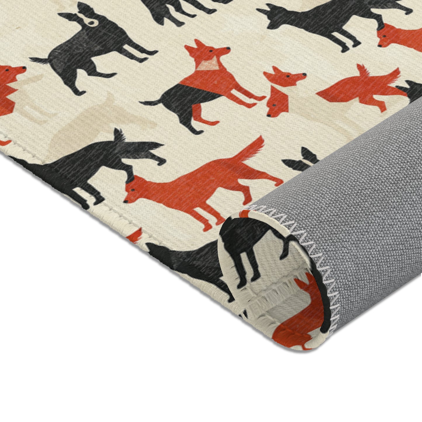 Modern Shepherd Chic - German Shepherd Area Rug