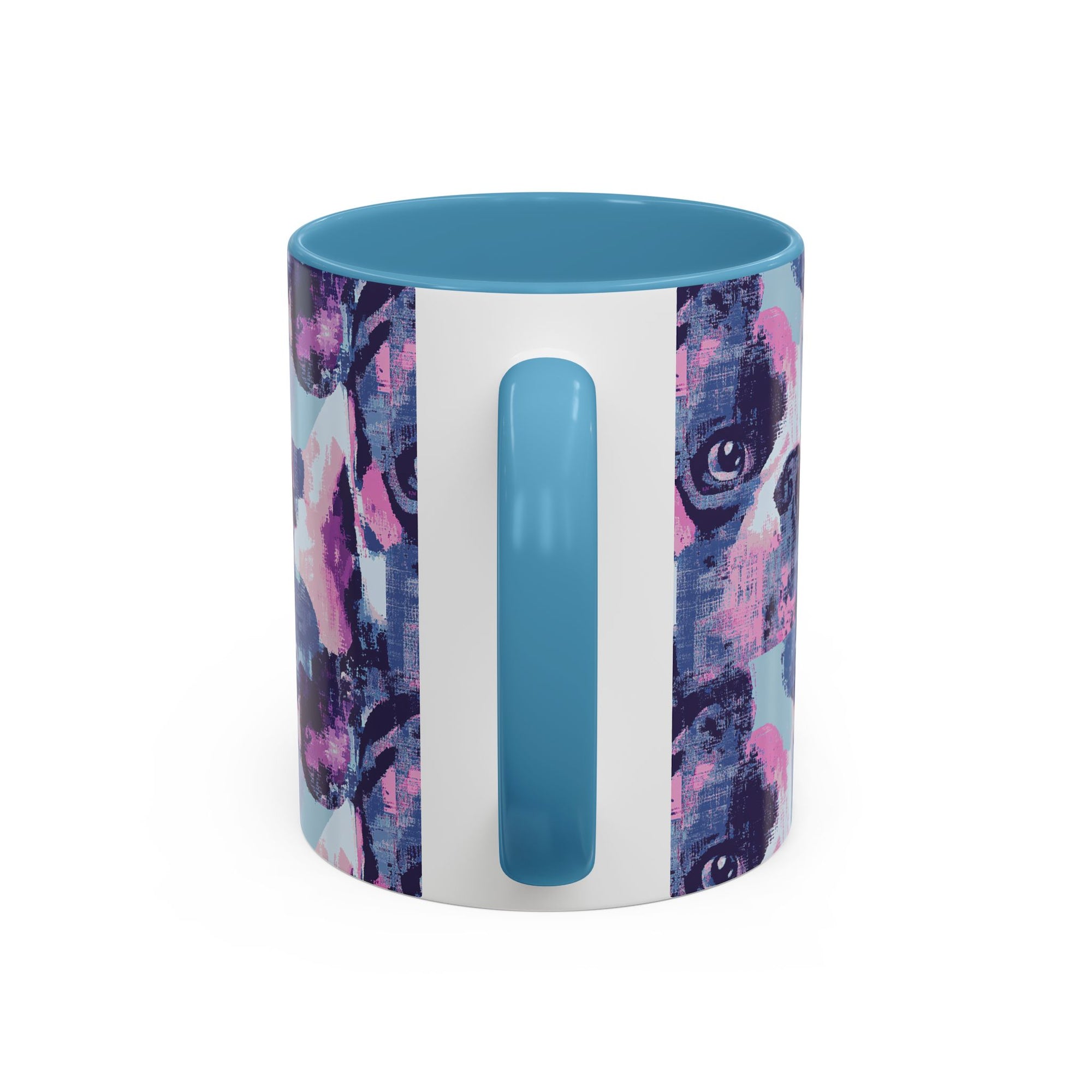 Funky Geometric Boxerista Accent Coffee Mug