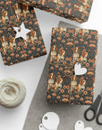 Beagle Blossom Bonanza Wrapping Paper