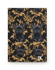 Regal Frenchie Noir Elegance Hardcover Journal Matte