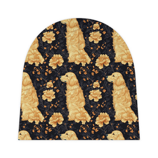 Golden Paws Floral Frenchie Baby Beanie