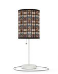 Pawsome Rottweiler Royalty Plaid Lamp on a Stand