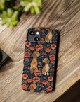 Floral Pawsome Dachsund Delight Slim Phone Cases