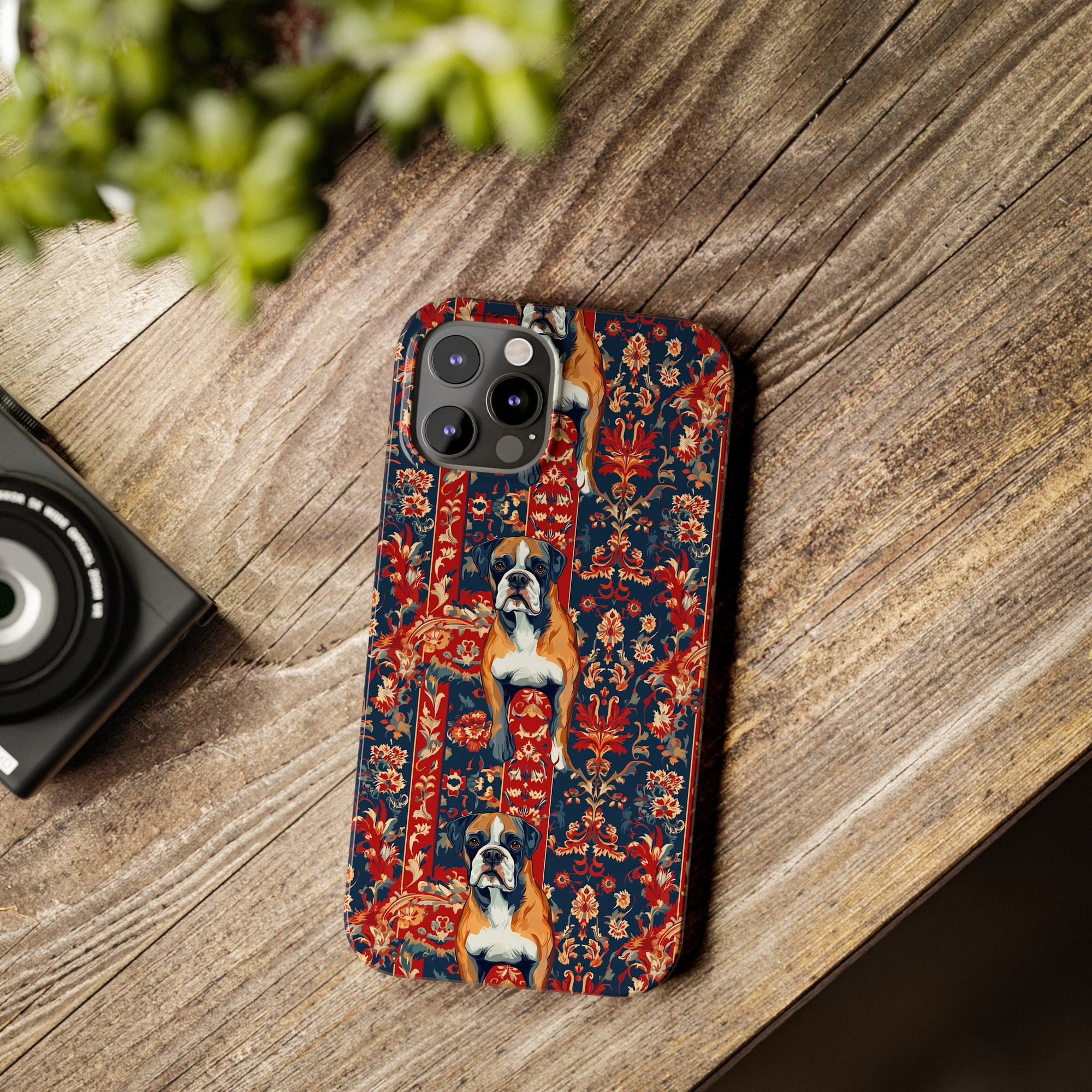 Boxer Blossom Tapestry Delight Slim Phone Cases