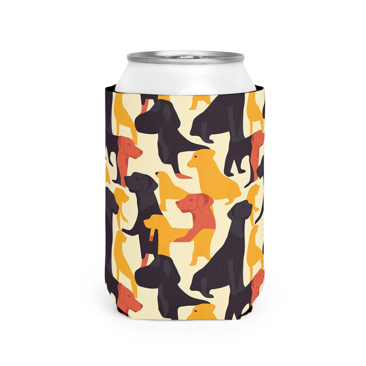 Modern Charm Labrador Chic Can Cooler Sleeve