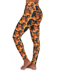 Rottweiler Chic Pawsitivity High Waisted Yoga Leggings