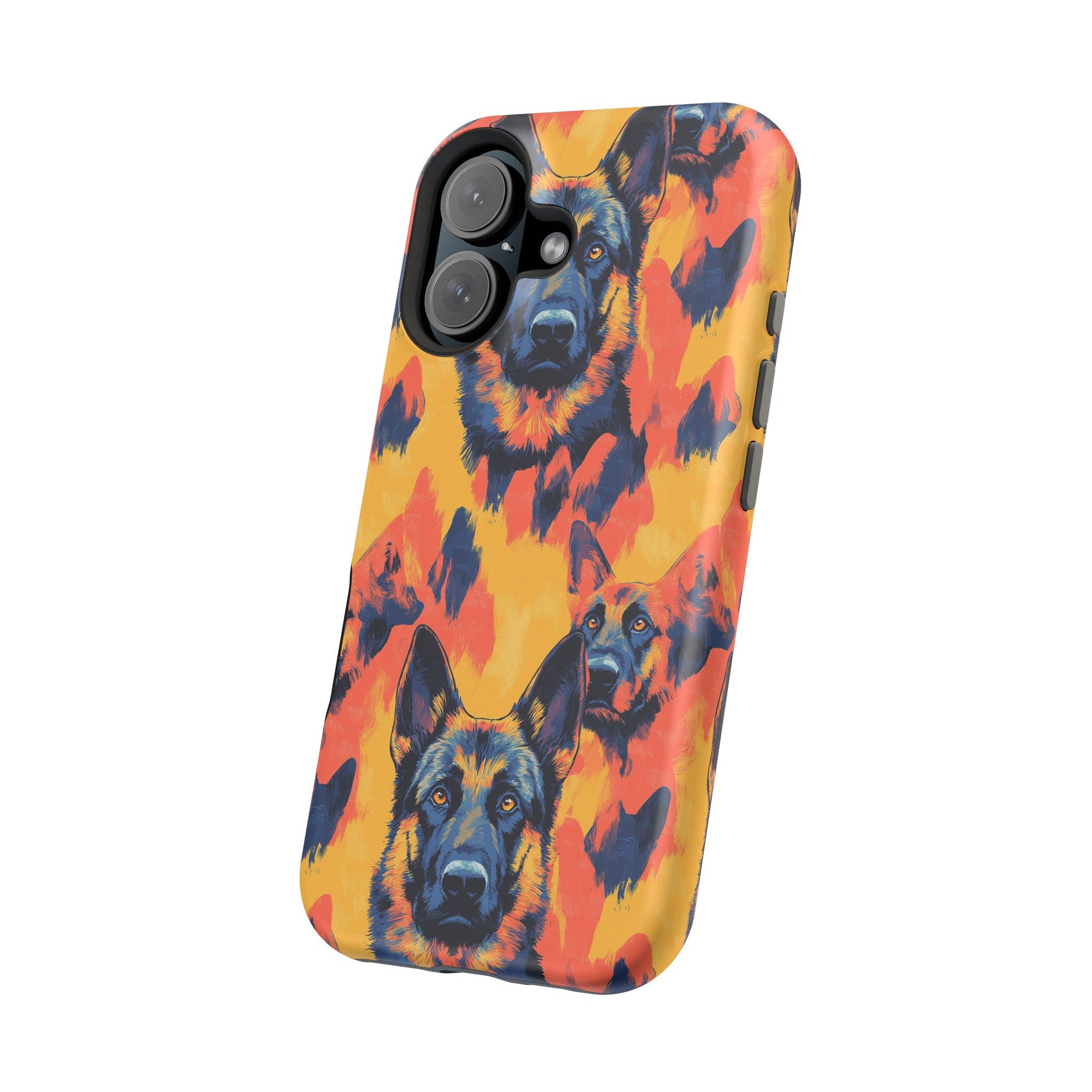 Impressionistic German Shepherds Magnetic Tough Cases