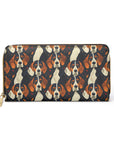 Beagle Glimmer Gaze Glamour Zipper Wallet