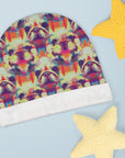 Glitchy Bulldog Blitz Baby Beanie